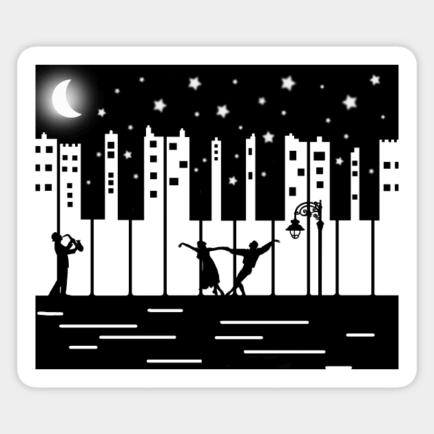 Piano City Sticker by imphavok